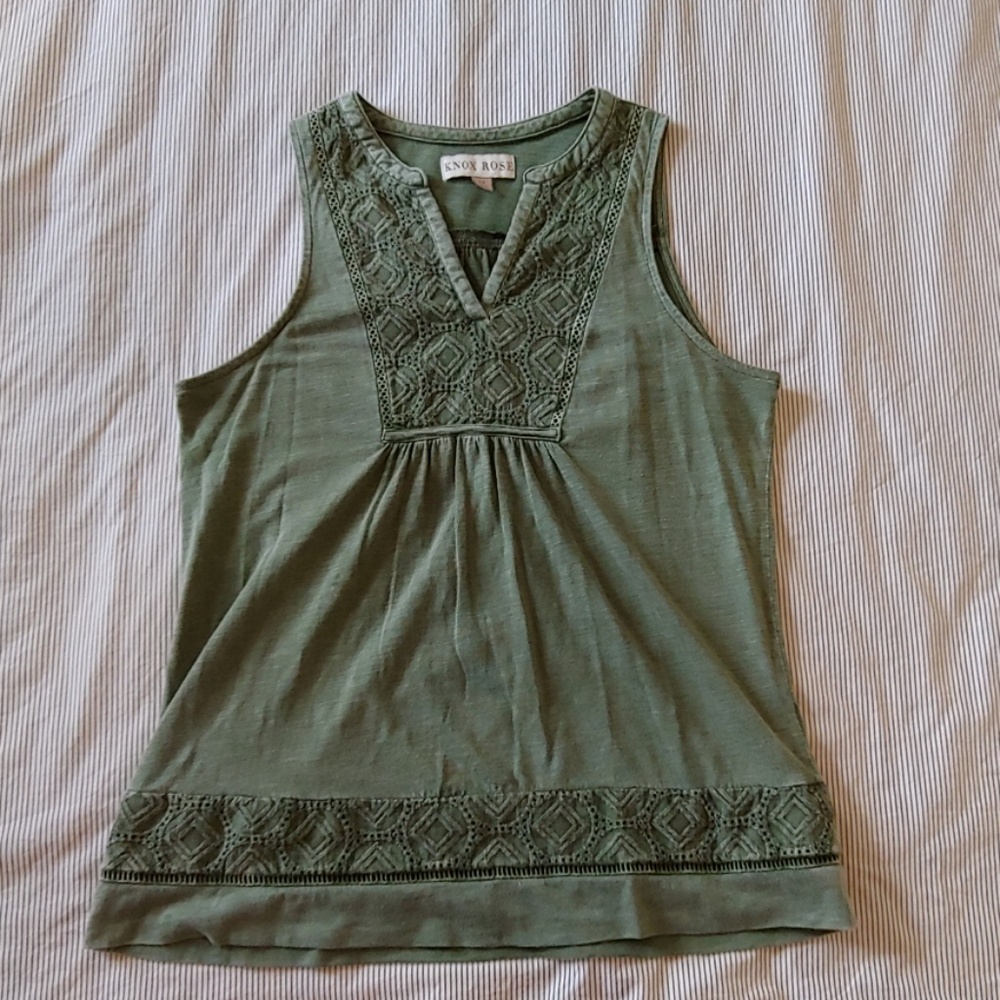 Light olive green tank